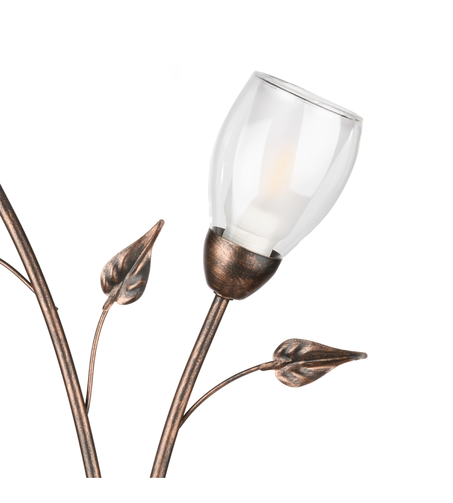 LAMPADA DA TAVOLO 1 LUCE ONLI "GRANDE" BRONZO E14